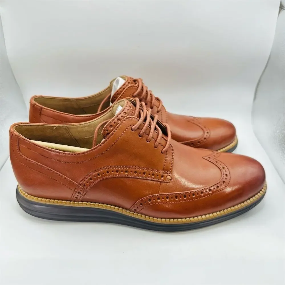 Cole Haan Original Grand Shortwing Oxford Brown Dress Shoes | Men’s Size 10M US